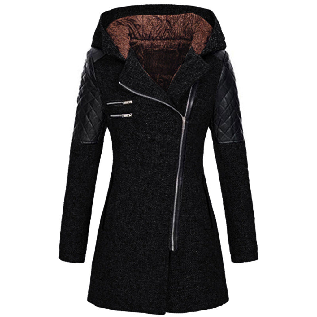 Noir (avec capuche en velours) / 3XL