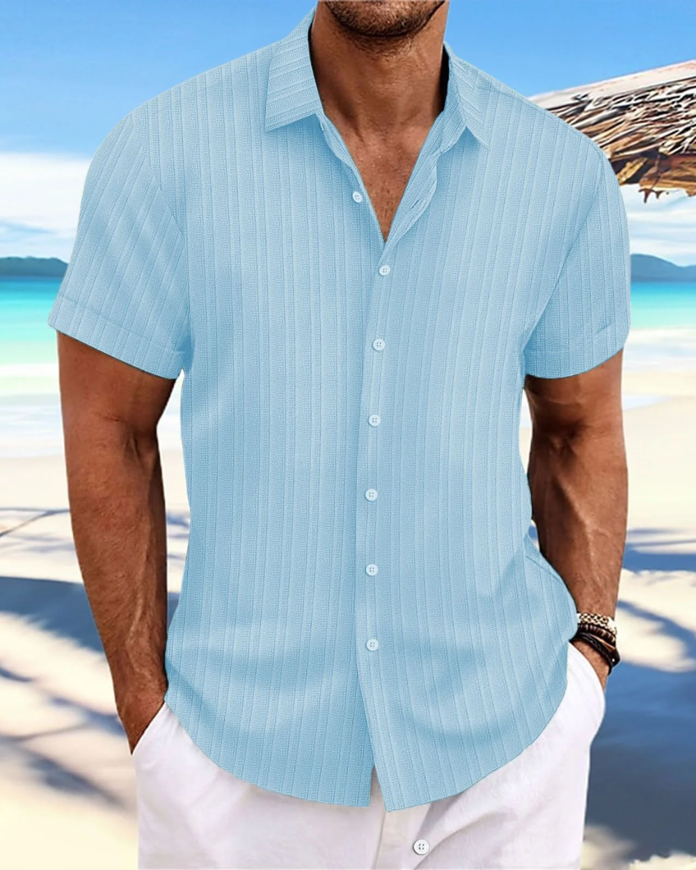 Bleu clair / 3XL