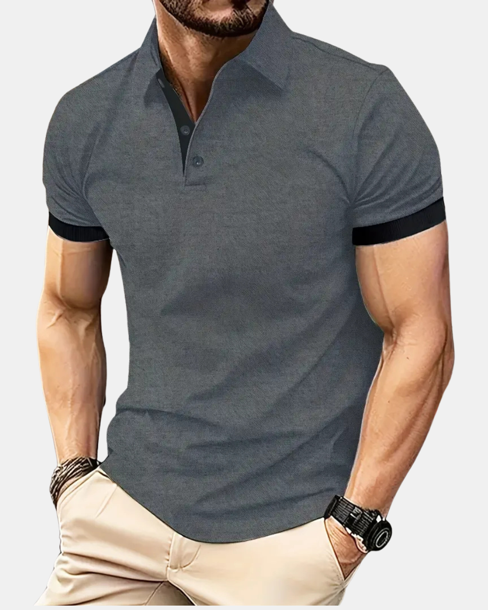 Gris foncé + Noir / 6XL