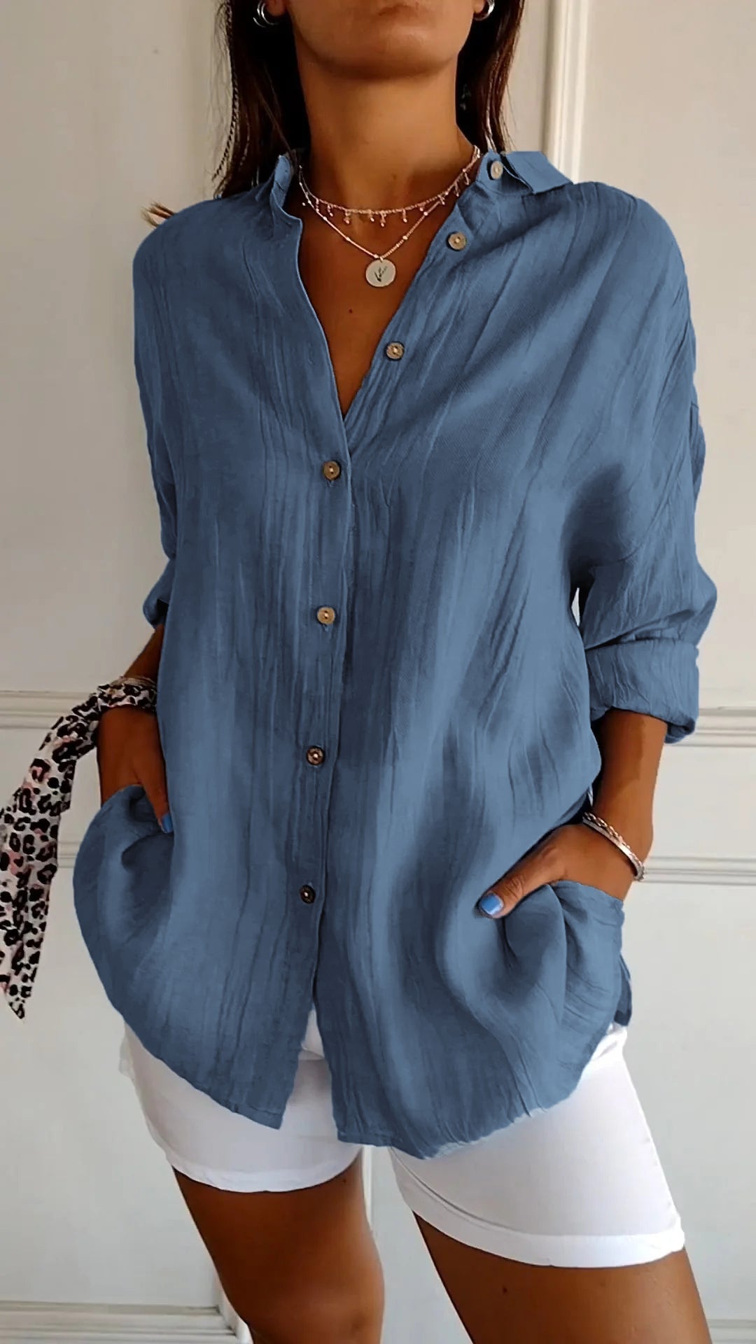 Bleu Foncé / 5XL